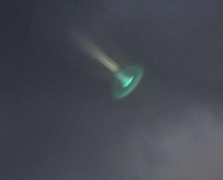 Mysterious jellyfish shaped UFO