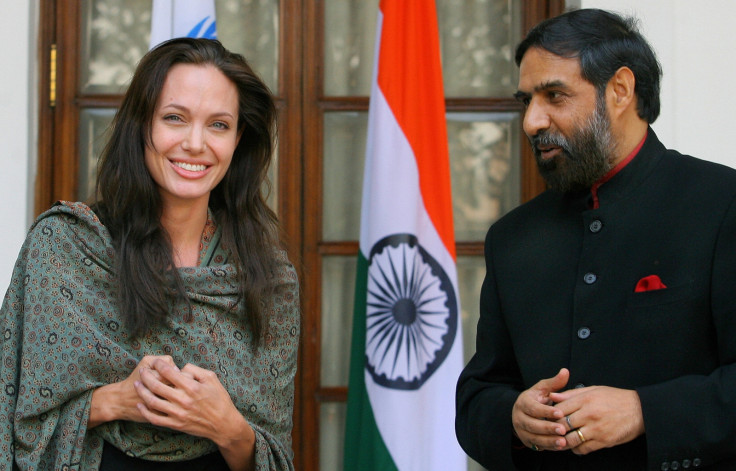 Angelina Jolie and Anand Sharma
