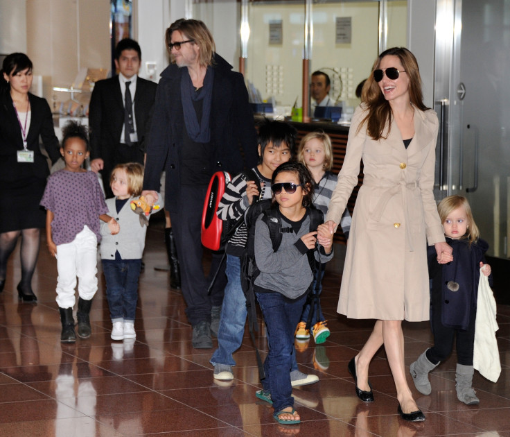 Brad Pitt, Angelina Jolie and their children