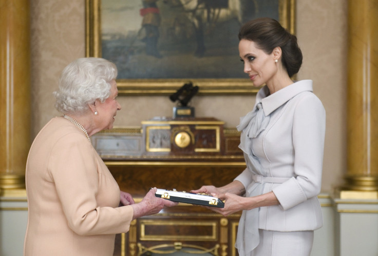 Angelina Jolie and Queen Elizabeth