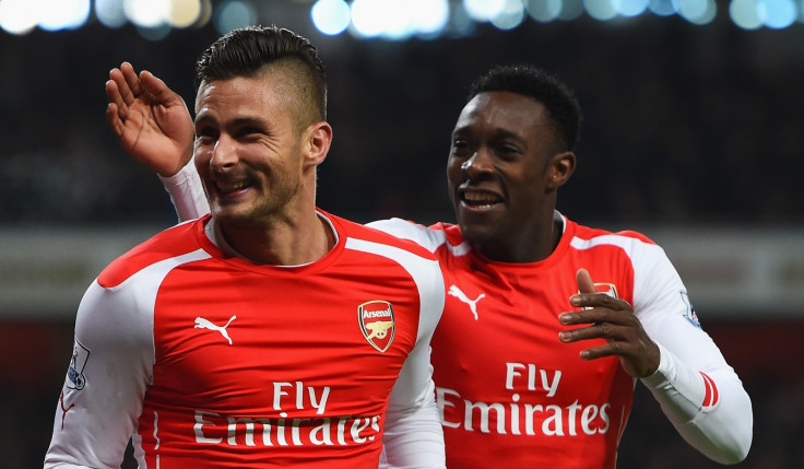 Olivier Giroud and Danny Welbeck