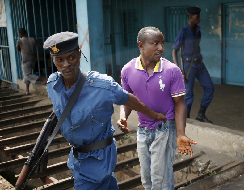 Burundi protesters arrest