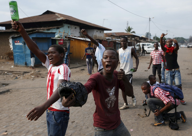 Burundi protesters