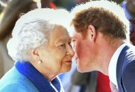 Prince Harry and the queen