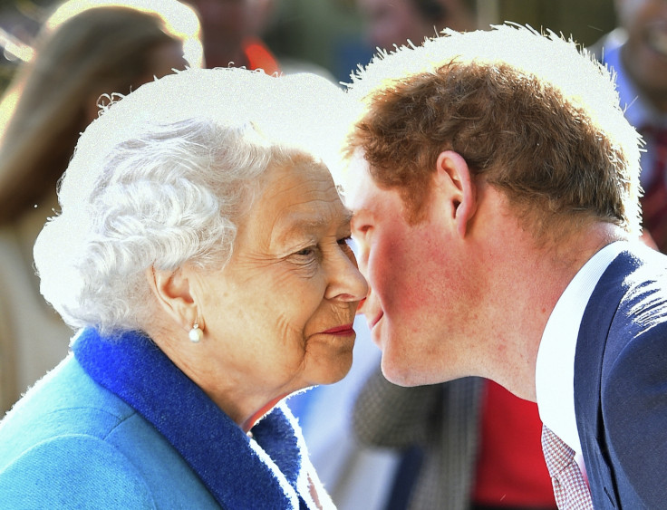 Prince Harry and the queen