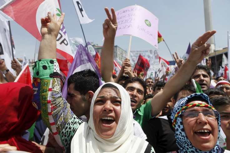 Supporters of Selahattin Demirtas