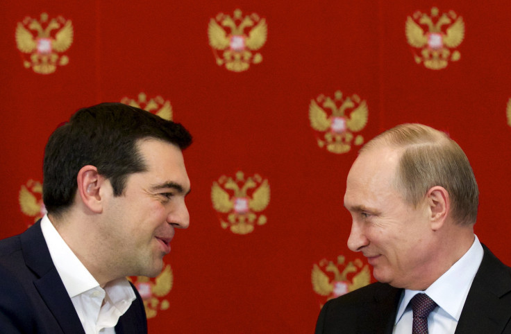Vladimir Putin and Alexis Tsipras