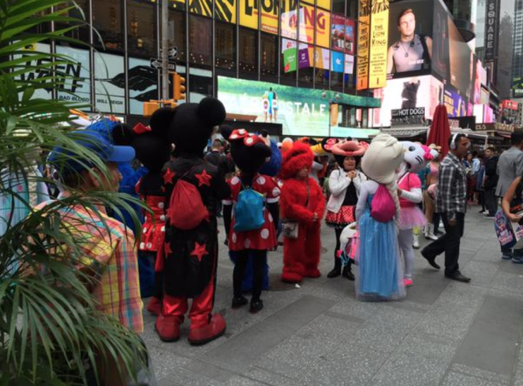 Times Square mascots