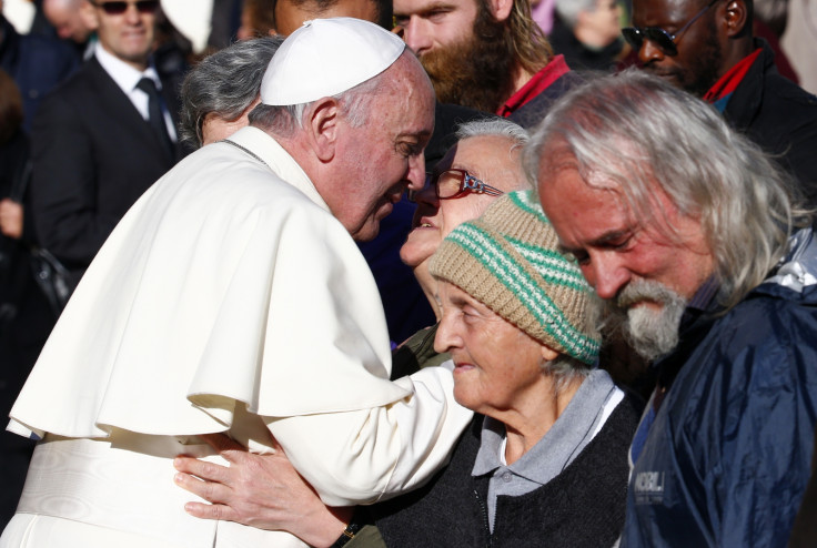 Pope Francis homeless vatican