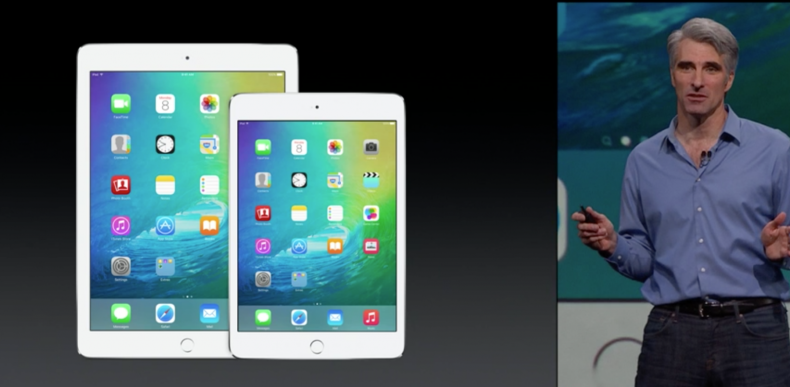 iOS 9 on iPad