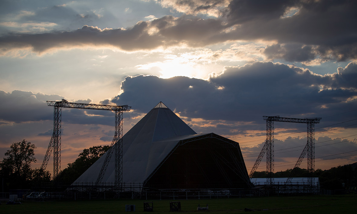 Glastonbury Festival 2015 preparations