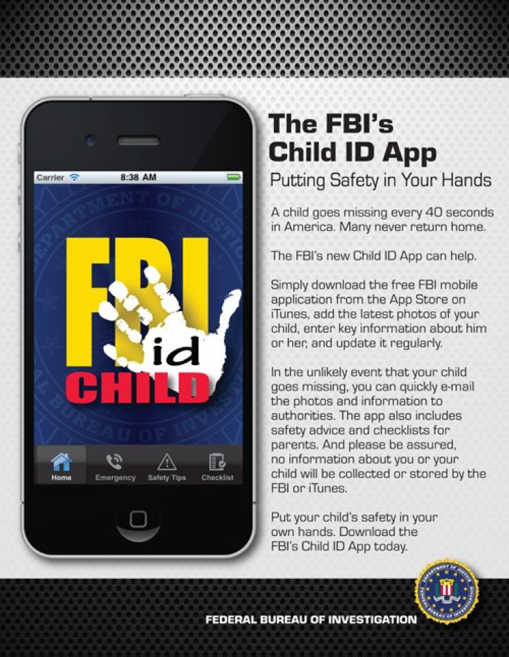 FBI Child ID Apple iPhone App