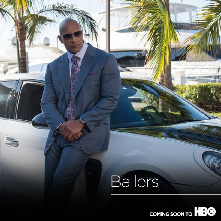 Dwayne Johnson Ballers premiere