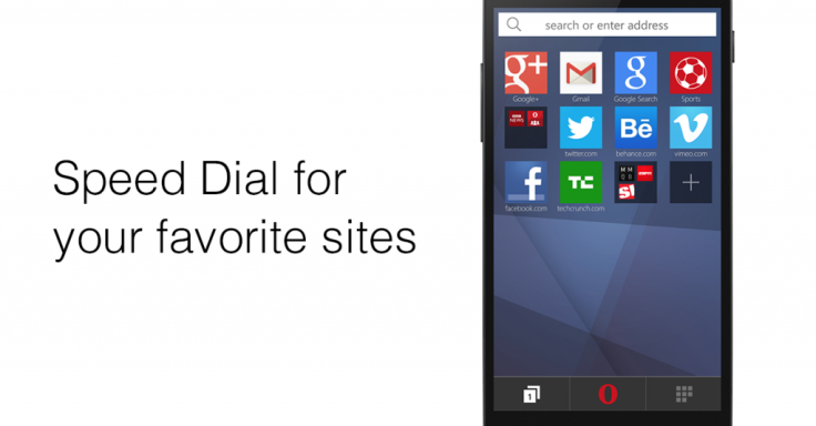 Opera Mini stable web browser