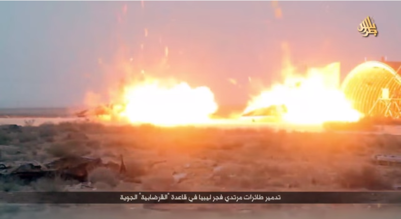 Islamic State destroys two Libya planes
