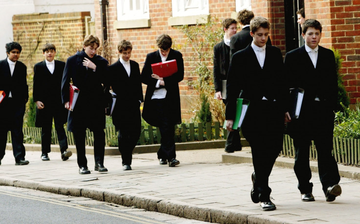 Eton college pupils