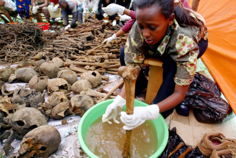 Rwanda genocide skulls
