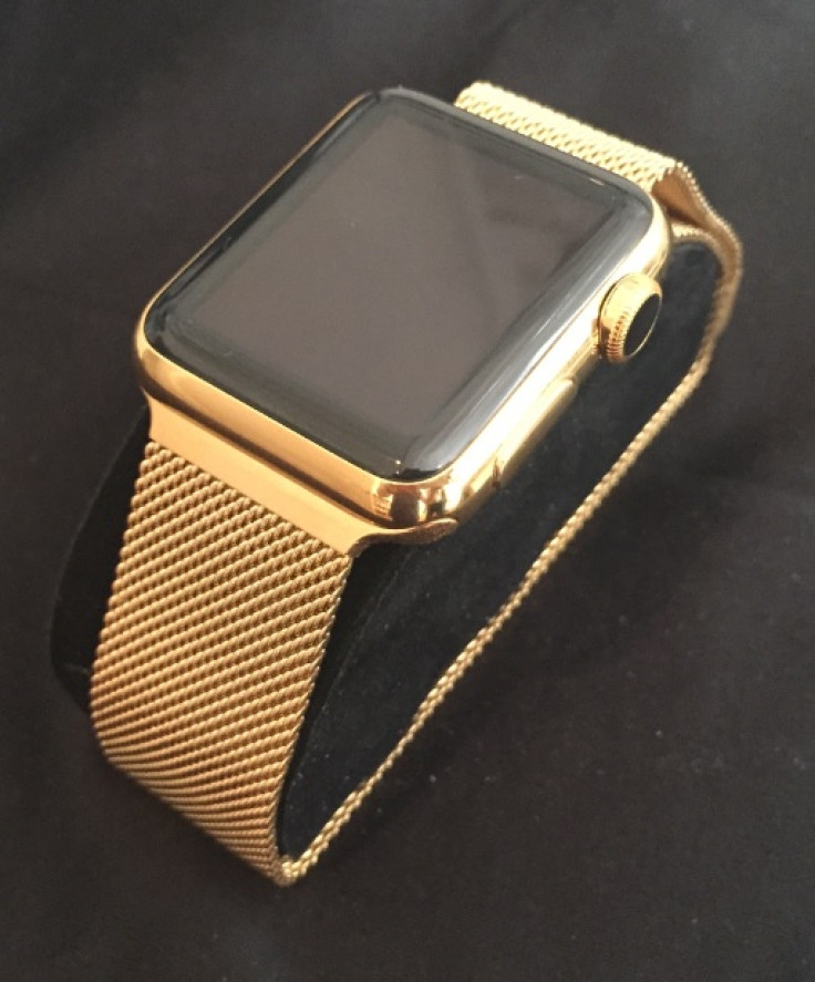 Gold plated Apple Watch by Gold Genie