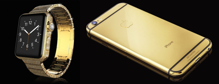 Goldgenie's gold Apple Watch and iPhone 6