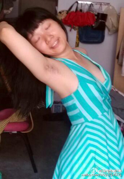 Chinese Womens Armpit Hair Selfie Contest Crowns Six Winners-2187