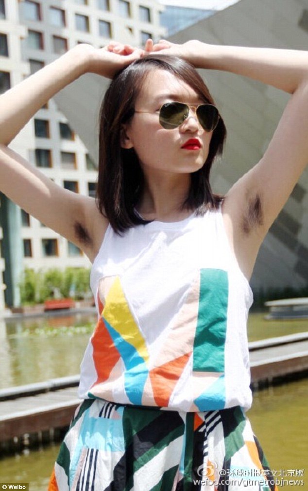 Chinese Women S Armpit Hair Selfie Contest Crowns Six Winners