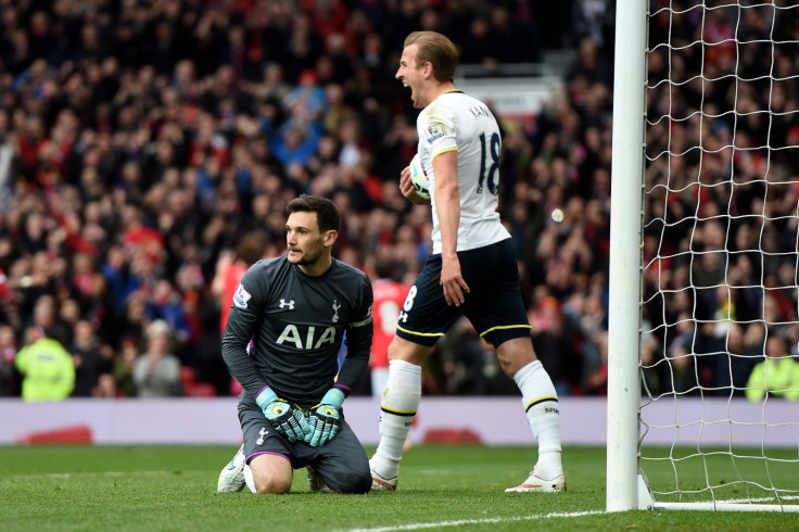 Hugo Lloris and Harry Kane