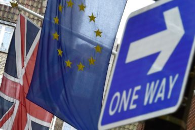 Eu Referendum: British and EU Flags