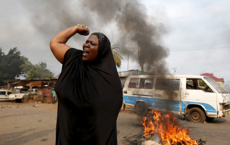 Burundi protesters