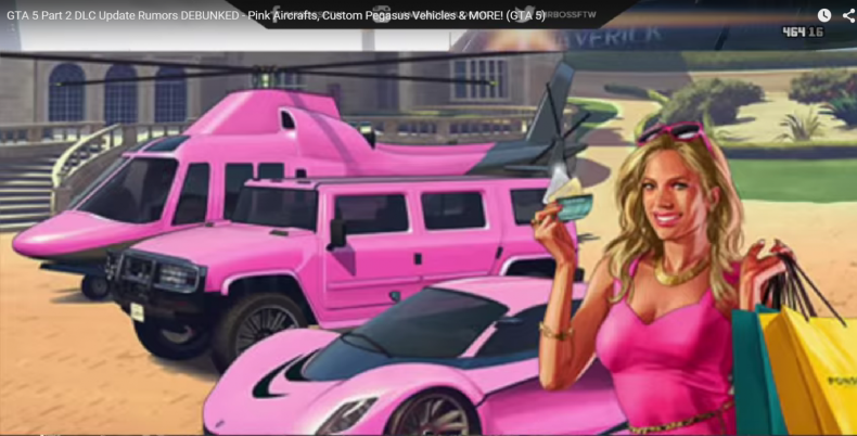 GTA 5 pink themed vehicles