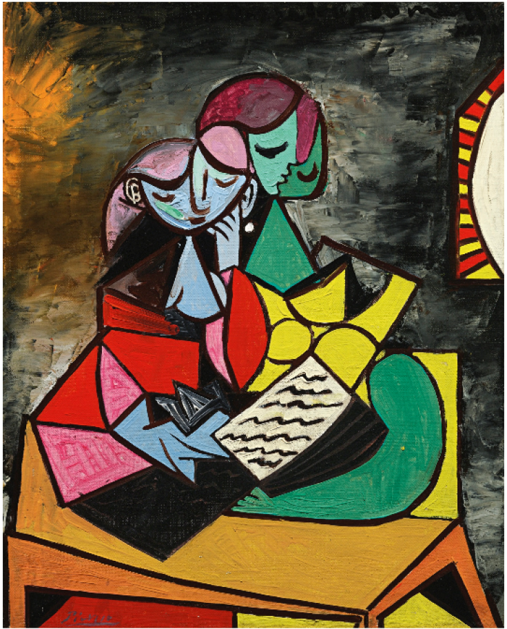 Picasso's Deux Personnages (La Lecture)