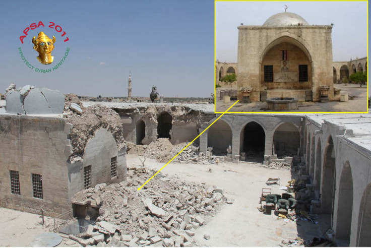 Syrian archaeological site damaged