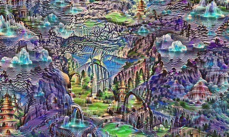 Psychedelic images generated by Google's neural network