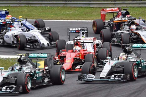 Start of the Austrian F1 Grand Prix
