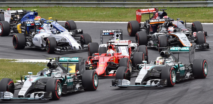 Start of the Austrian F1 Grand Prix