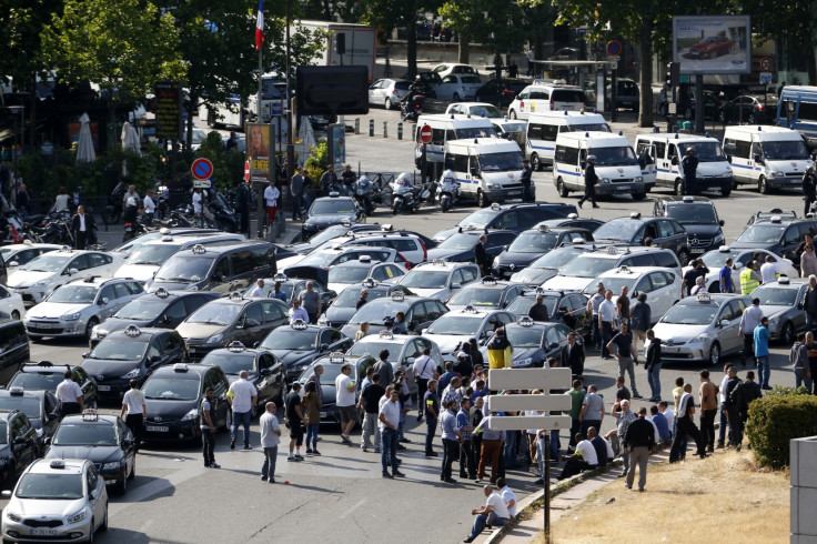 Uber protest France