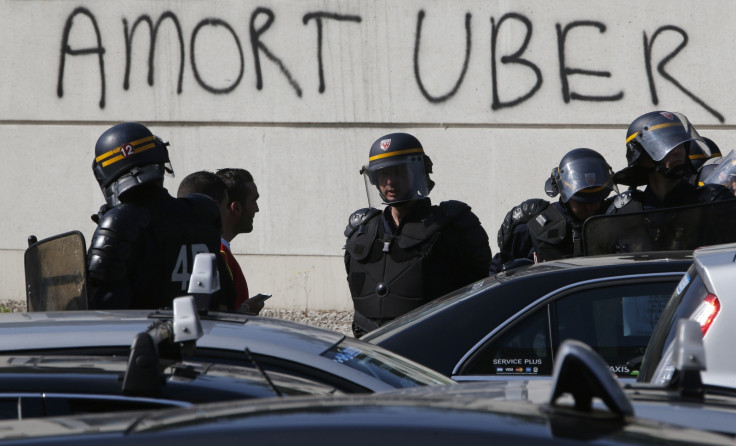 Uber protest France