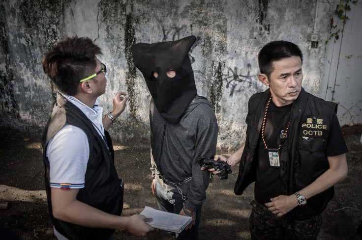 Hong Kong Chained Suspect