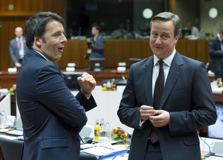 David Cameron in Brussels