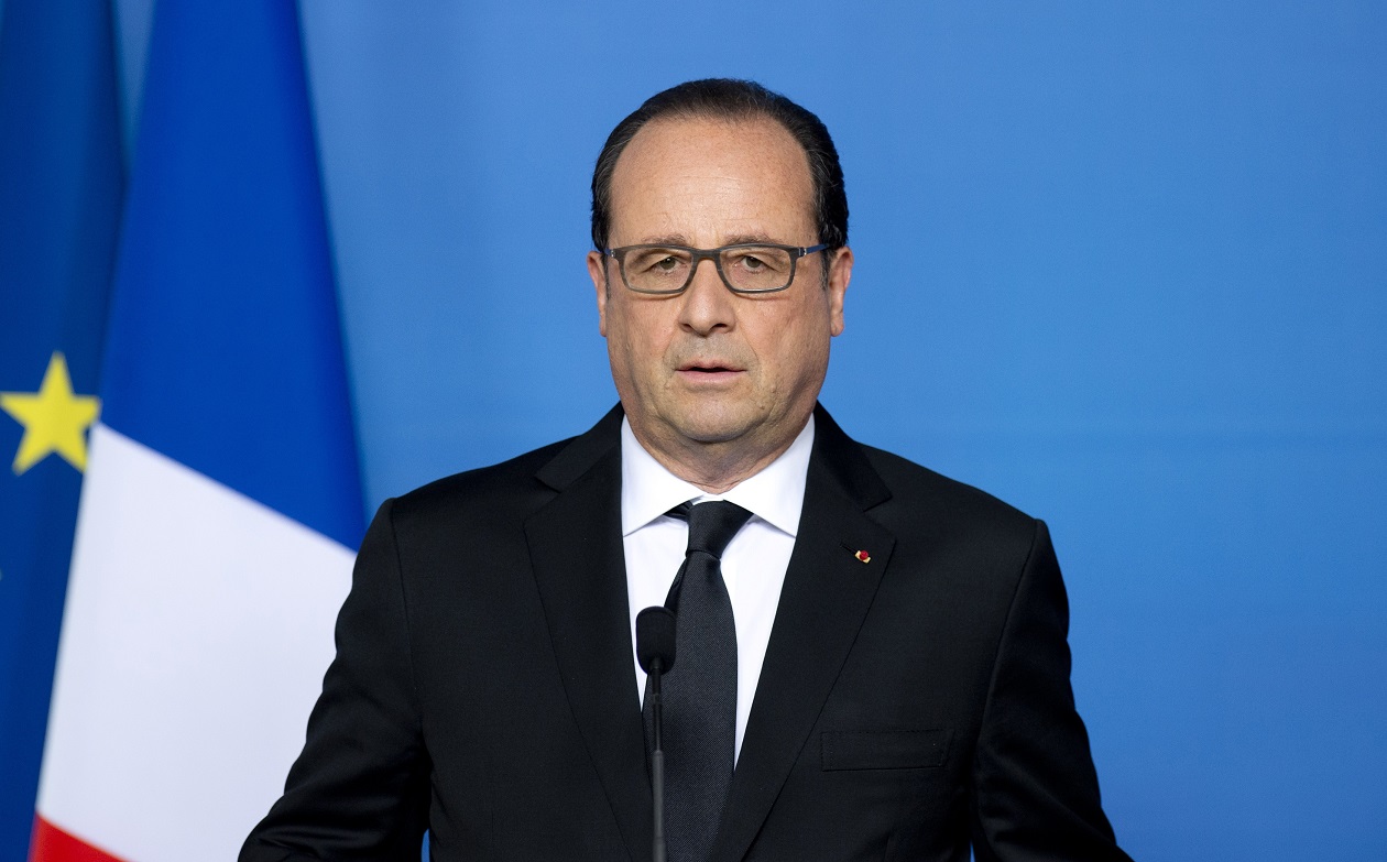 Francois Hollande at EU summit