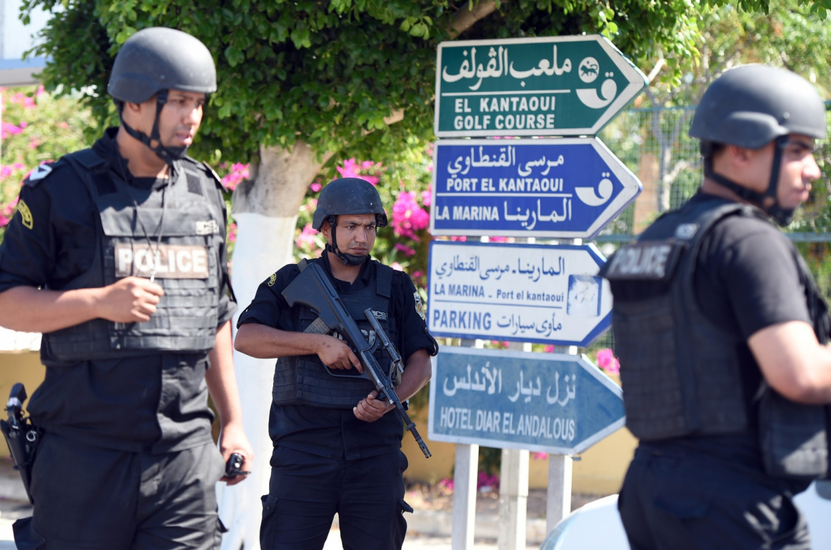 Tunisian police Tunisian police