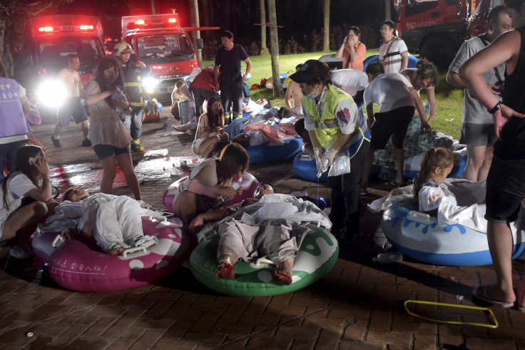 Taiwan fire in Water Park