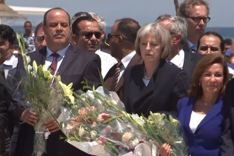 Theresa May in Tunisia