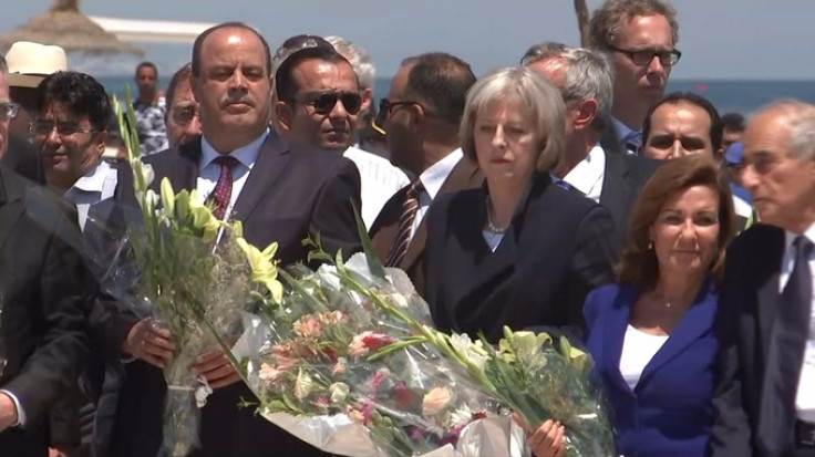 Theresa May in Tunisia
