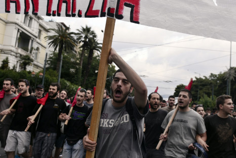 Greece crisis protest