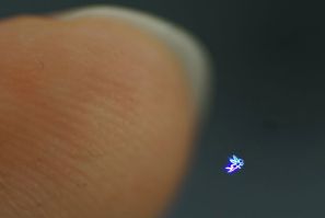 Femtosecond lasers create holograms you can touch