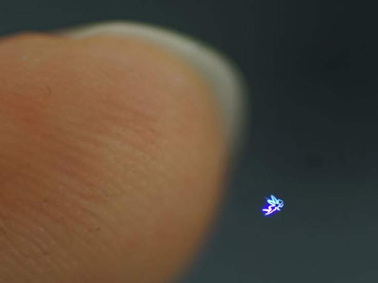 Femtosecond lasers create holograms you can touch