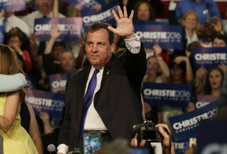 New Jersey Governor Chris Christie