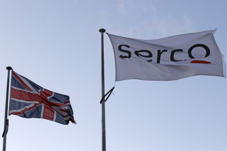 Serco logo on a flag