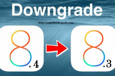 downgrade iOS 8.4 to iOS 8.3