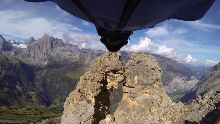 GoPro base jump